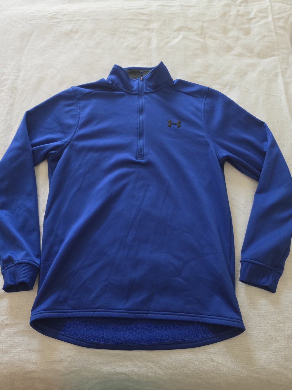 Under Armour Men’s Blue Quarter-Zip Fleece Lined Performance Pullover
